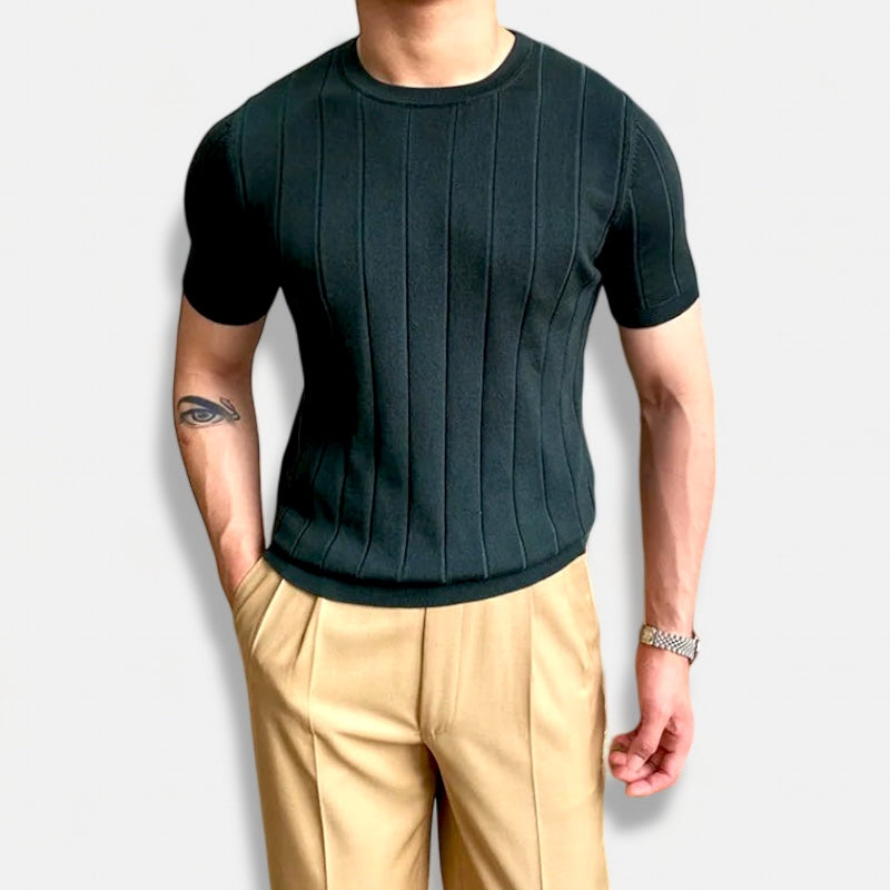 Devako | O-hals Slim Fit Sommer T-Shirt