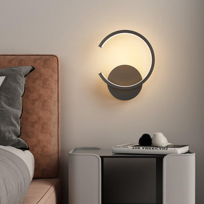 Luminex - Moderne LED-væglampe med minimalistisk, cirkulært design