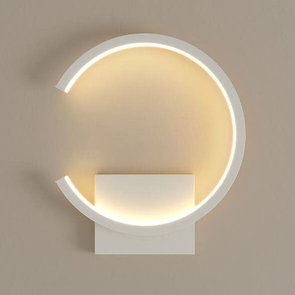 Luminex - Moderne LED-væglampe med minimalistisk, cirkulært design