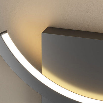 Luminex - Moderne LED-væglampe med minimalistisk, cirkulært design